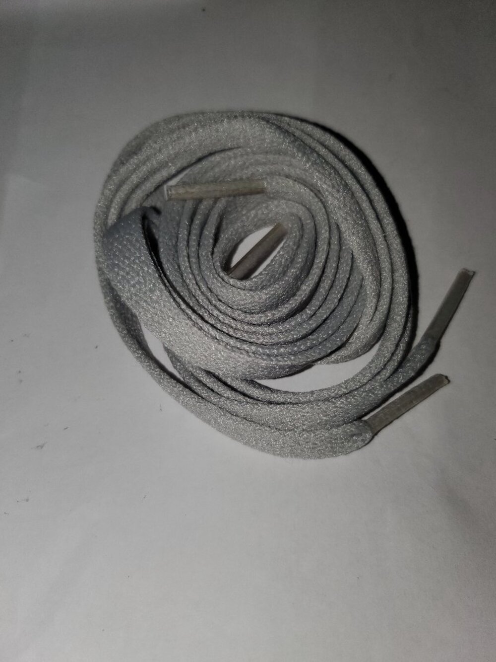 1 PAIR GRAY GREY MULTIPURPOSE FLAT SNEAKER BOOTS ATHLETIC SHOELACES LACES